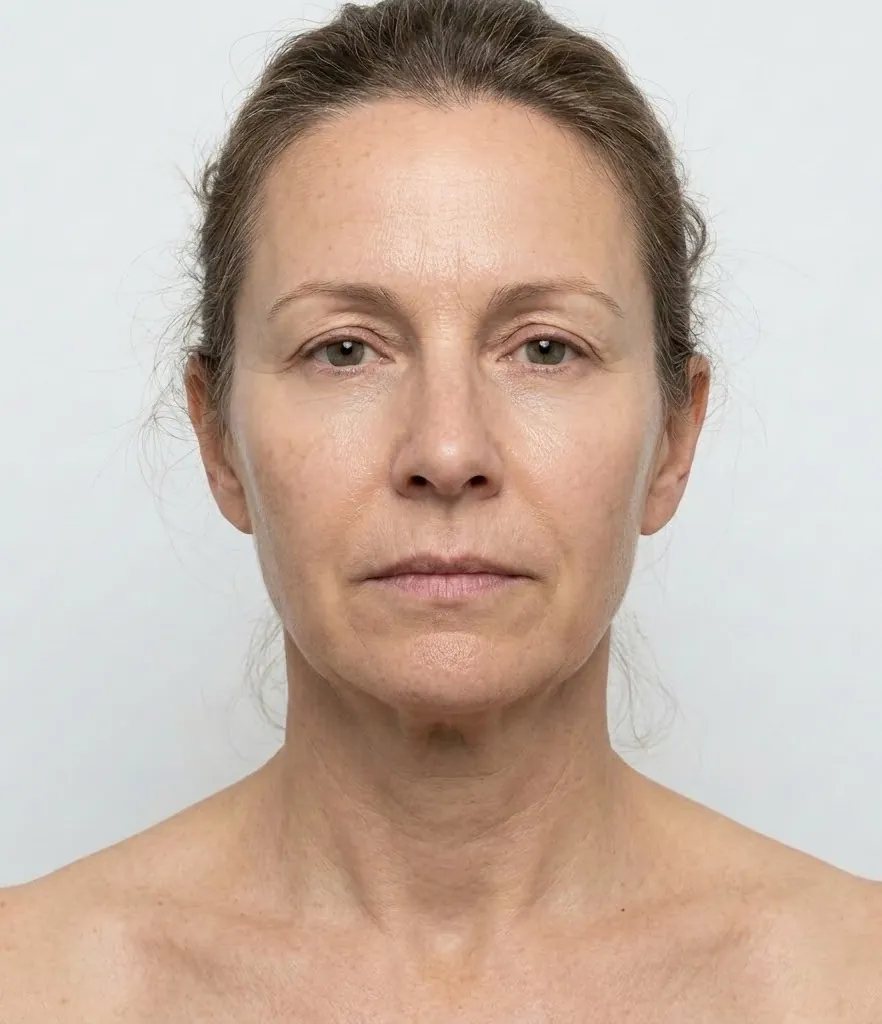 Imagen ilustrativa: piel firme y luminosa después del tratamiento de rejuvenecimiento facial
