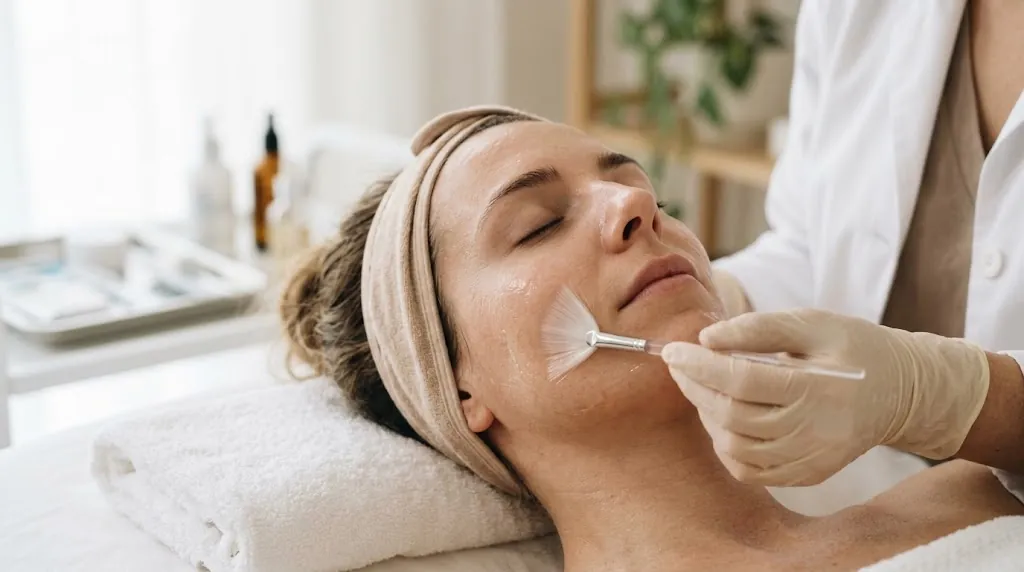 Tratamiento de peeling químico facial en Villavicencio